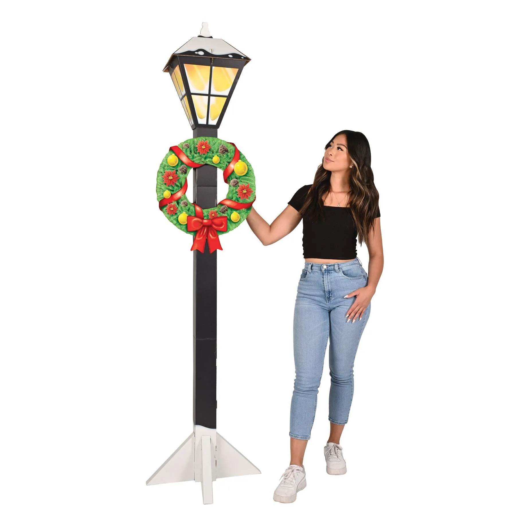 3-D Christmas Lamppost Prop