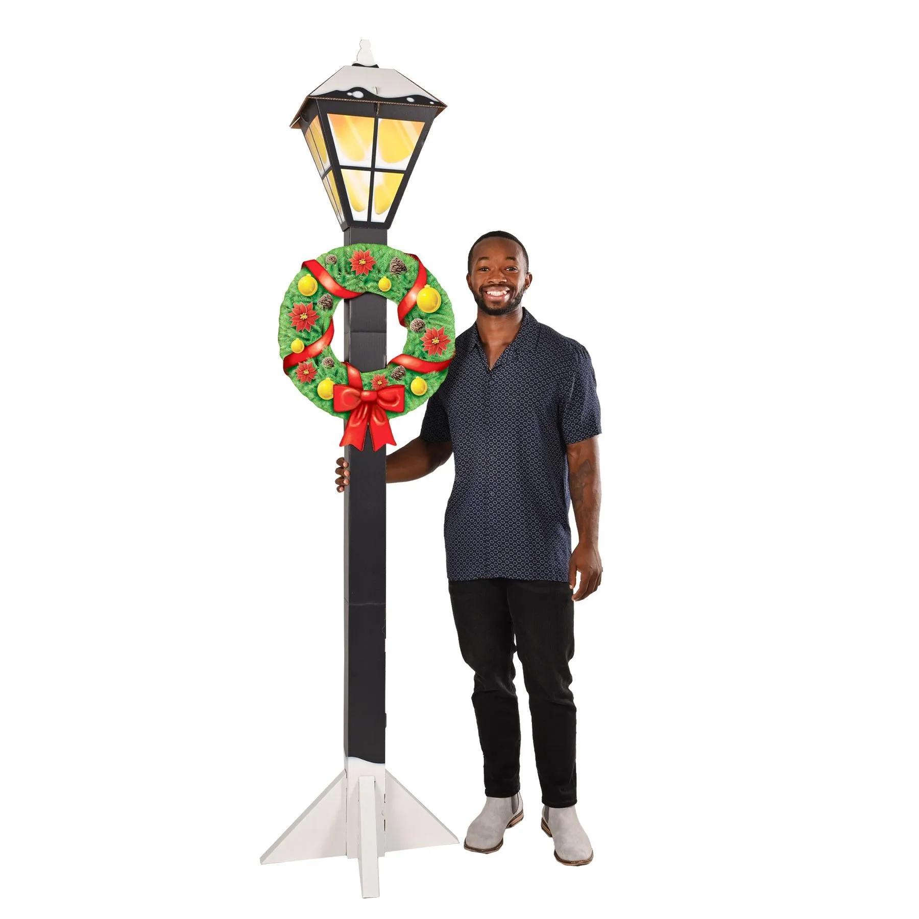 3-D Christmas Lamppost Prop