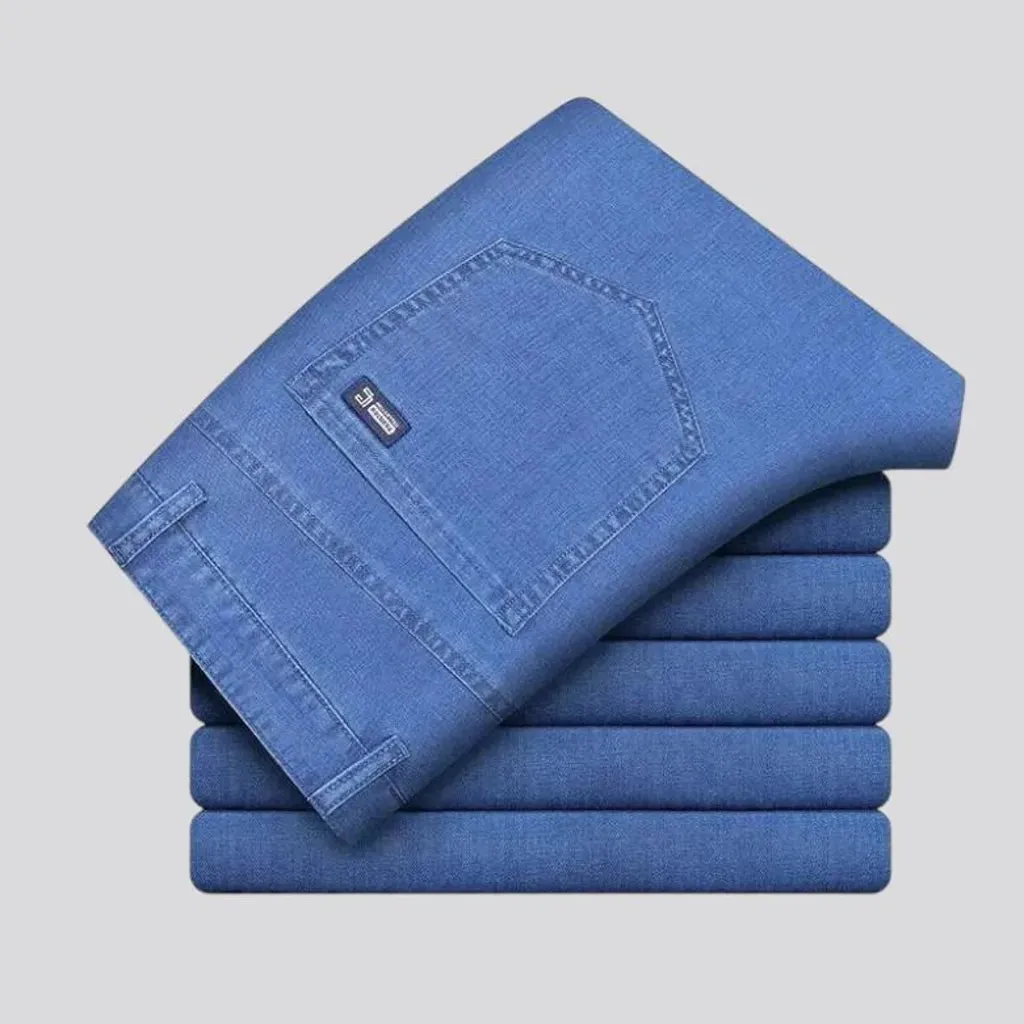 90s high-waist men's denim shorts