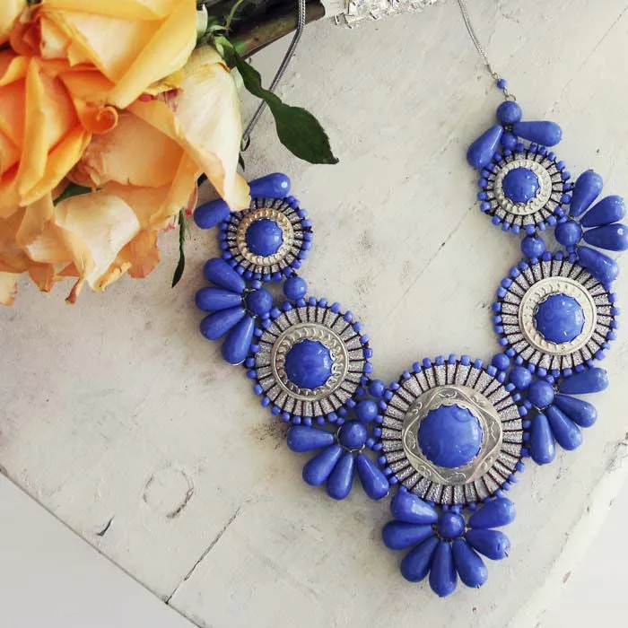 Bohemian Romance Necklace in Lilac