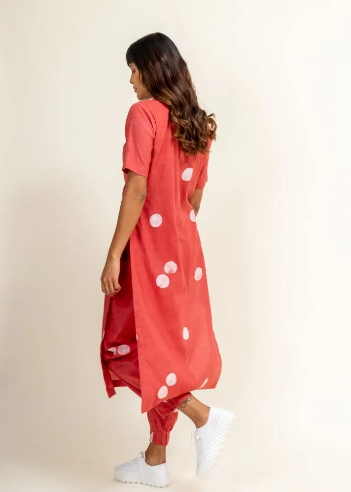 Coral Slit Tunic