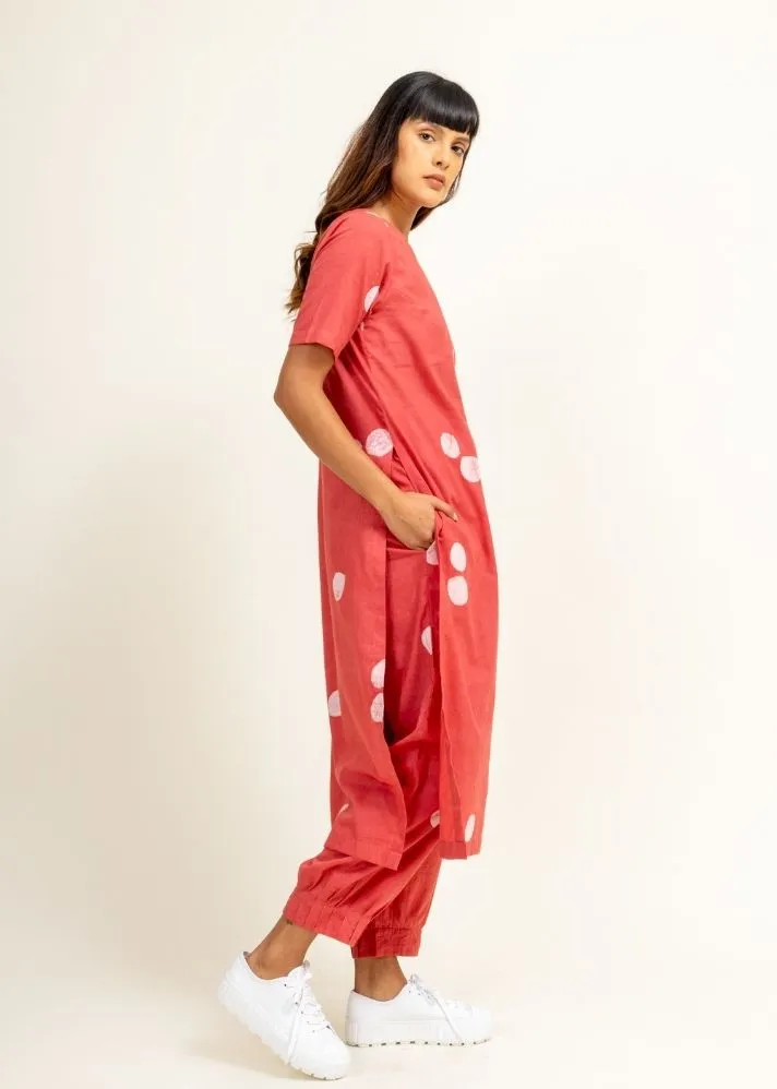 Coral Slit Tunic