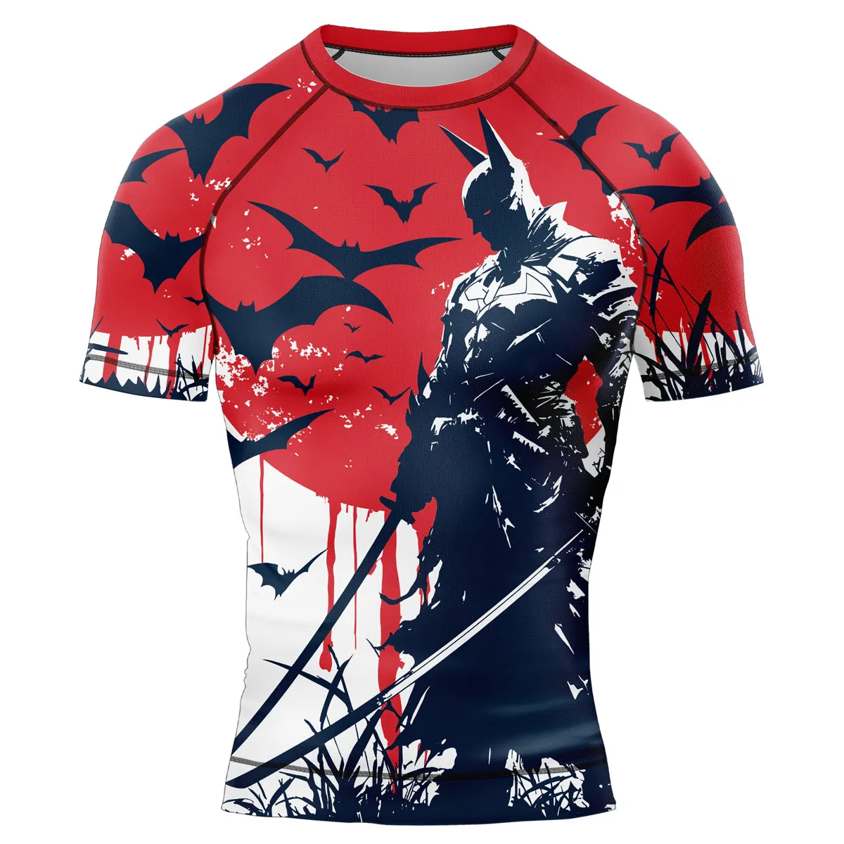 Dark Knight Men's Short Sleeve Rash Guard