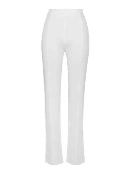 DEBBIE HIGH WAISTED STRETCH CREPE PANT
