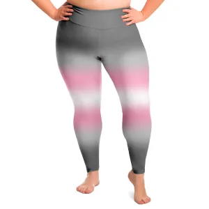 Demigirl Pride Ombre High-Waist Plus Leggings