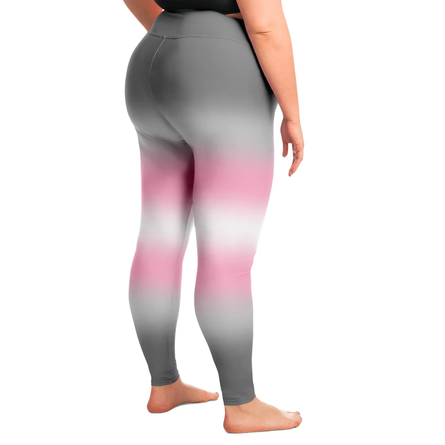 Demigirl Pride Ombre High-Waist Plus Leggings