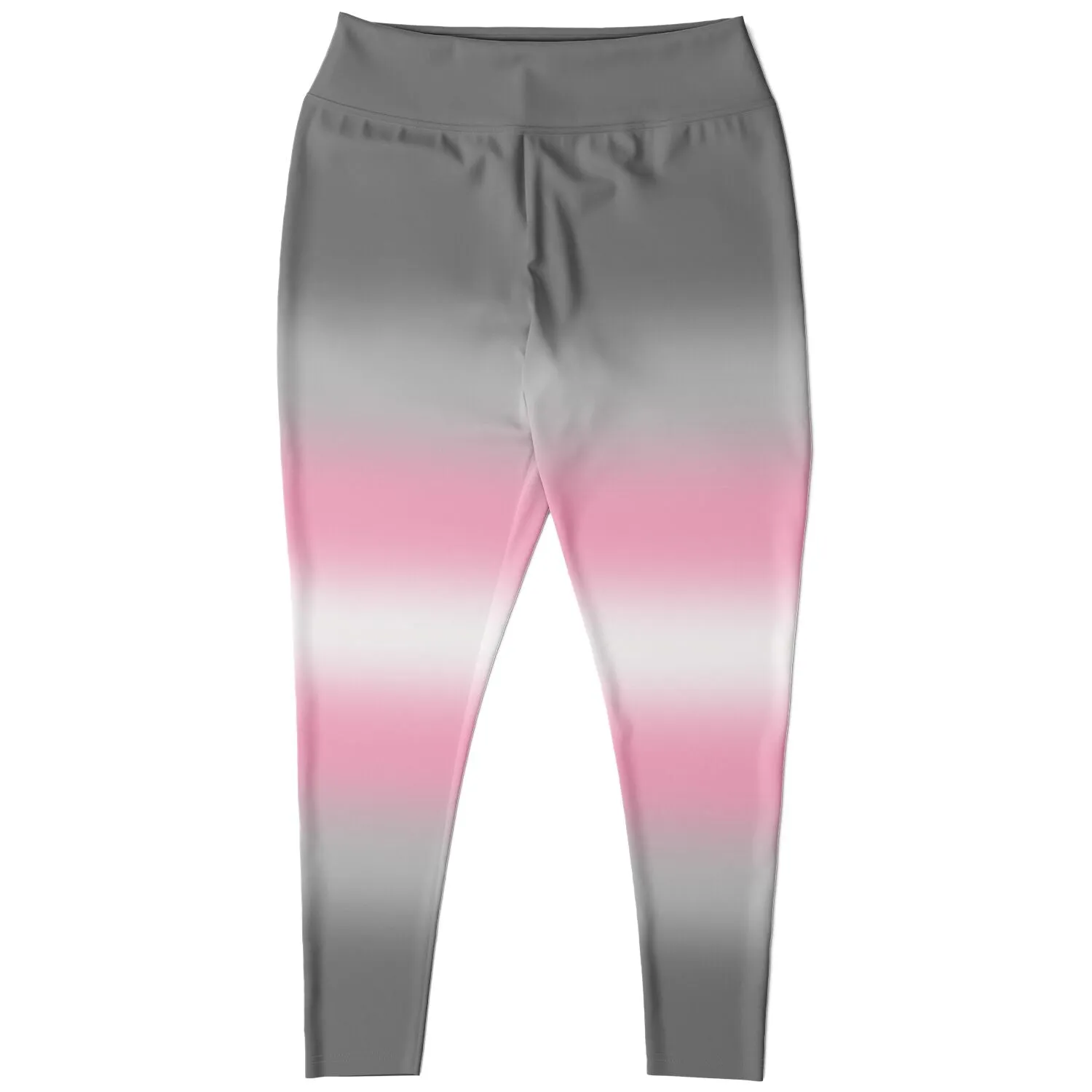 Demigirl Pride Ombre High-Waist Plus Leggings