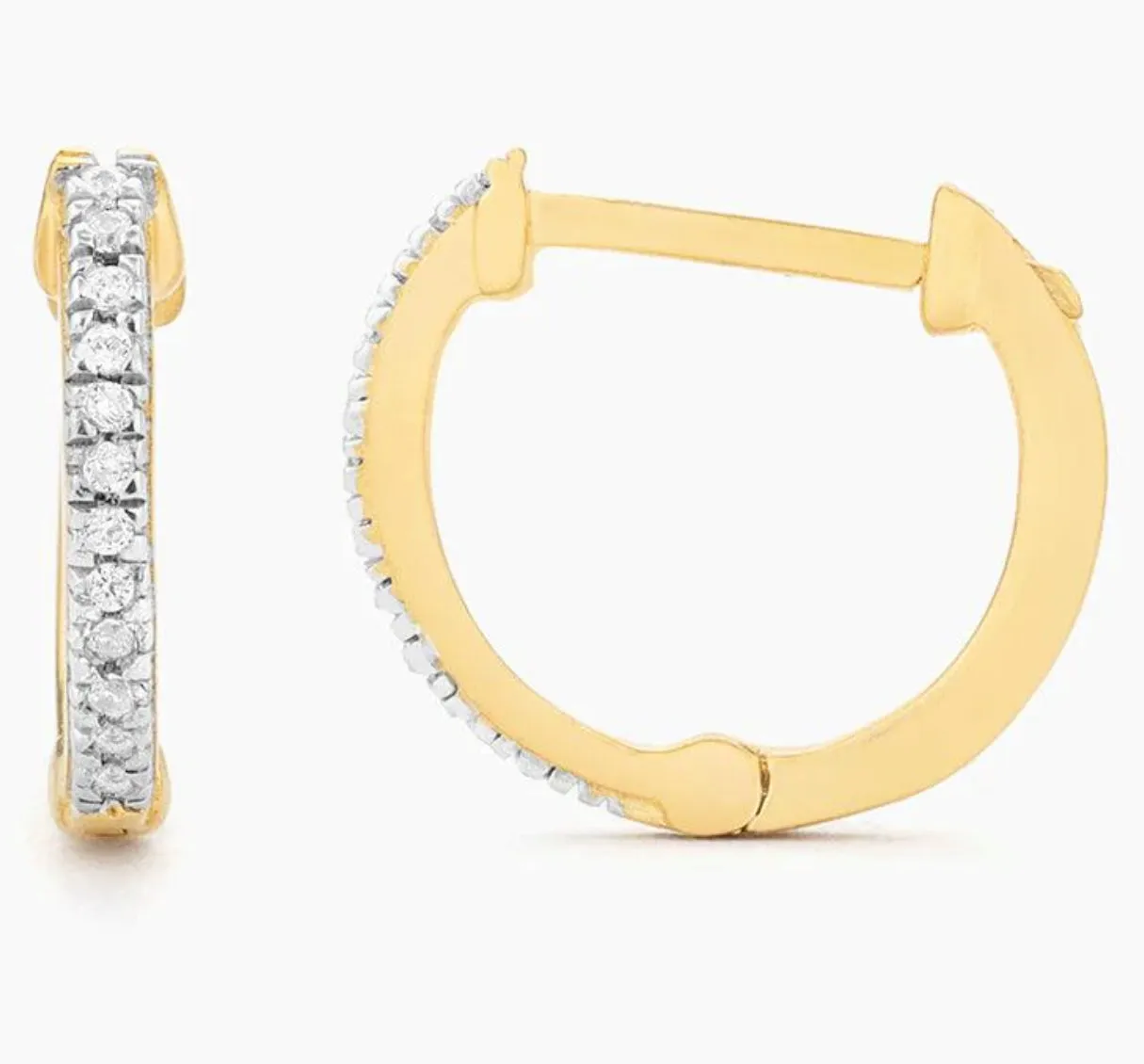 Ella Stein Half-Hearted Adventure? Never! Hoop Earrings
