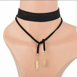 Femme Leaf Rope Chain