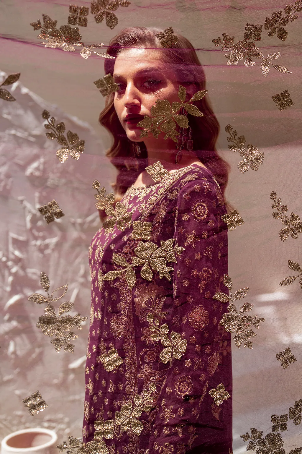 IZNiK Chinon Luxury Formals – CC-42 Embroidered Chiffon