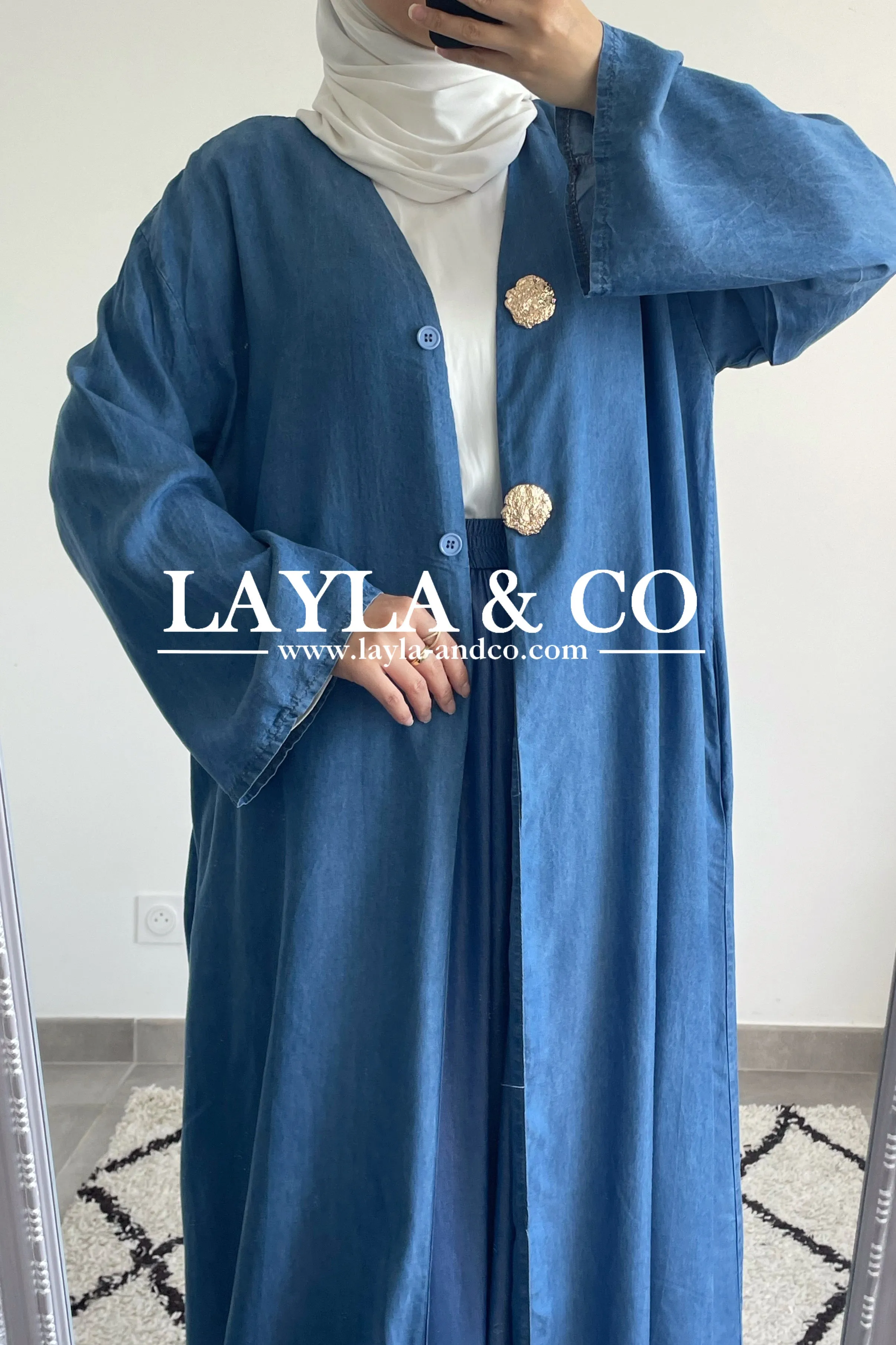 Kimono Tencel à broches