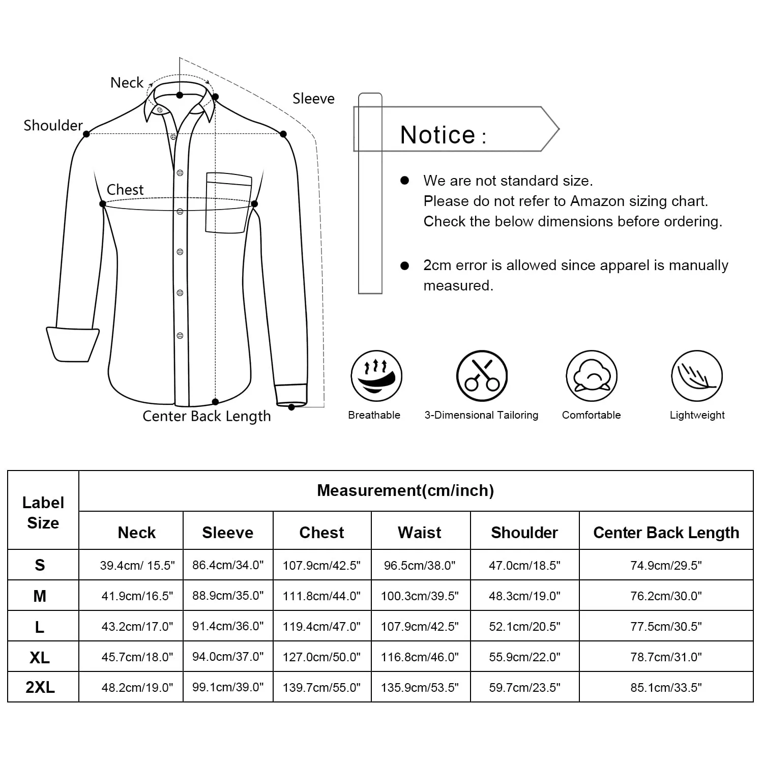 Men's Business Slim Fit Dress Shirt Long Sleeve Patchwork Button-Down Shirt, 004-Black Dark Green