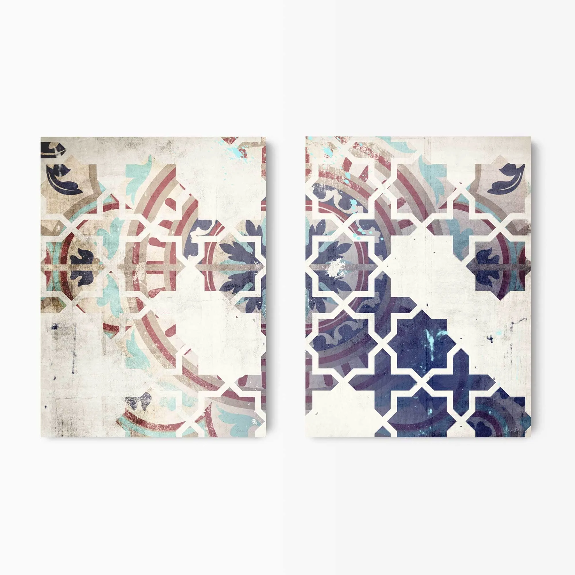 Moroccan Pattern Wall Art Set