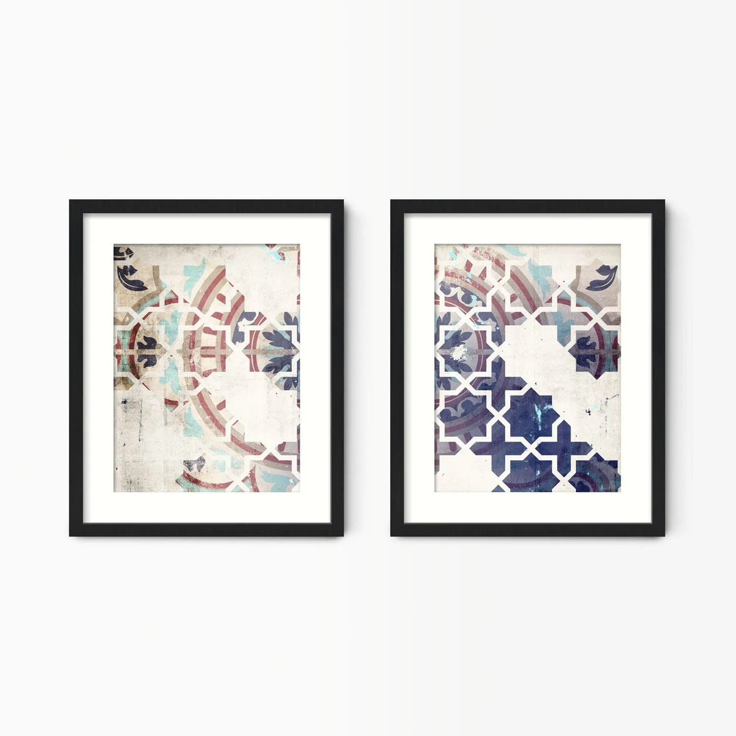 Moroccan Pattern Wall Art Set