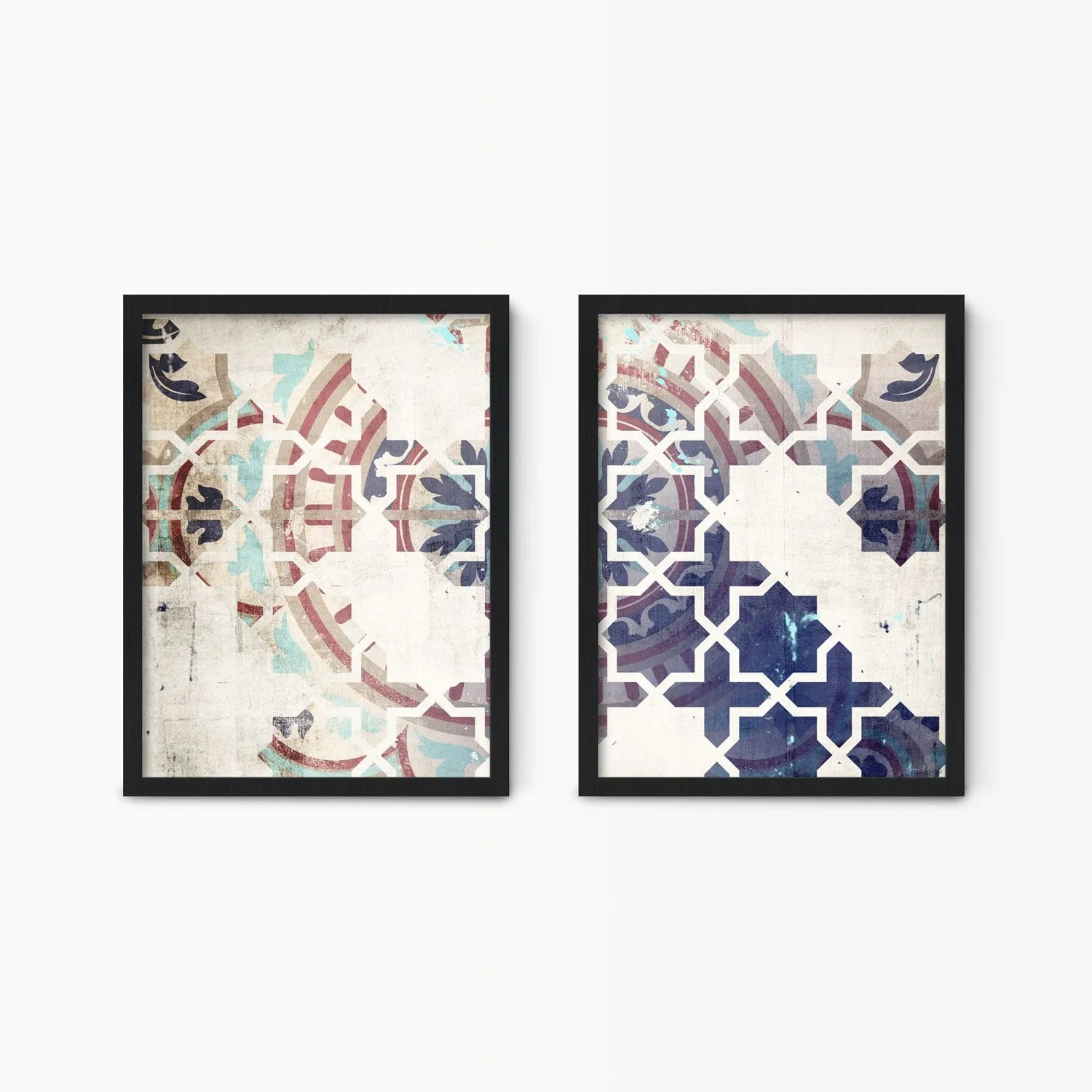 Moroccan Pattern Wall Art Set