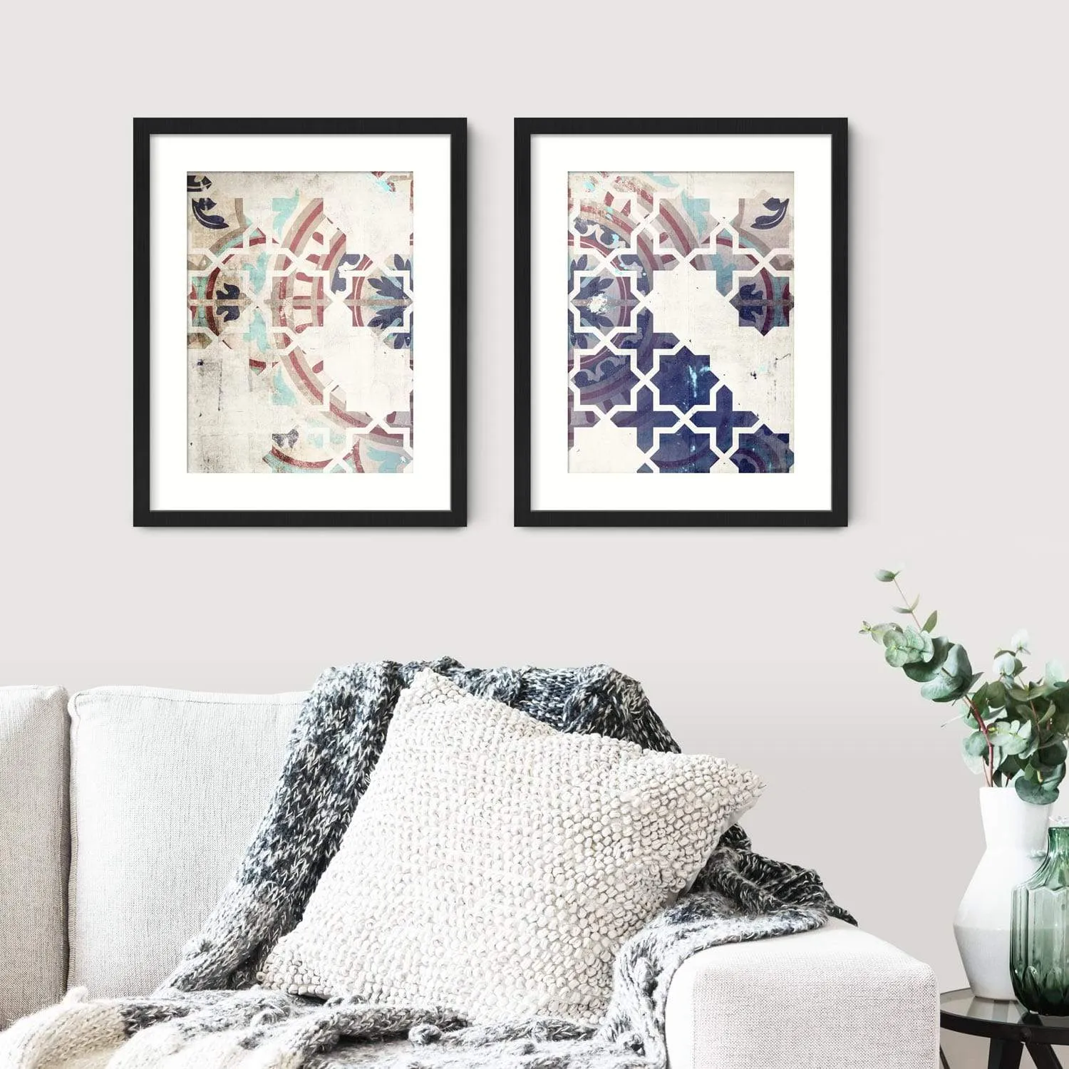 Moroccan Pattern Wall Art Set