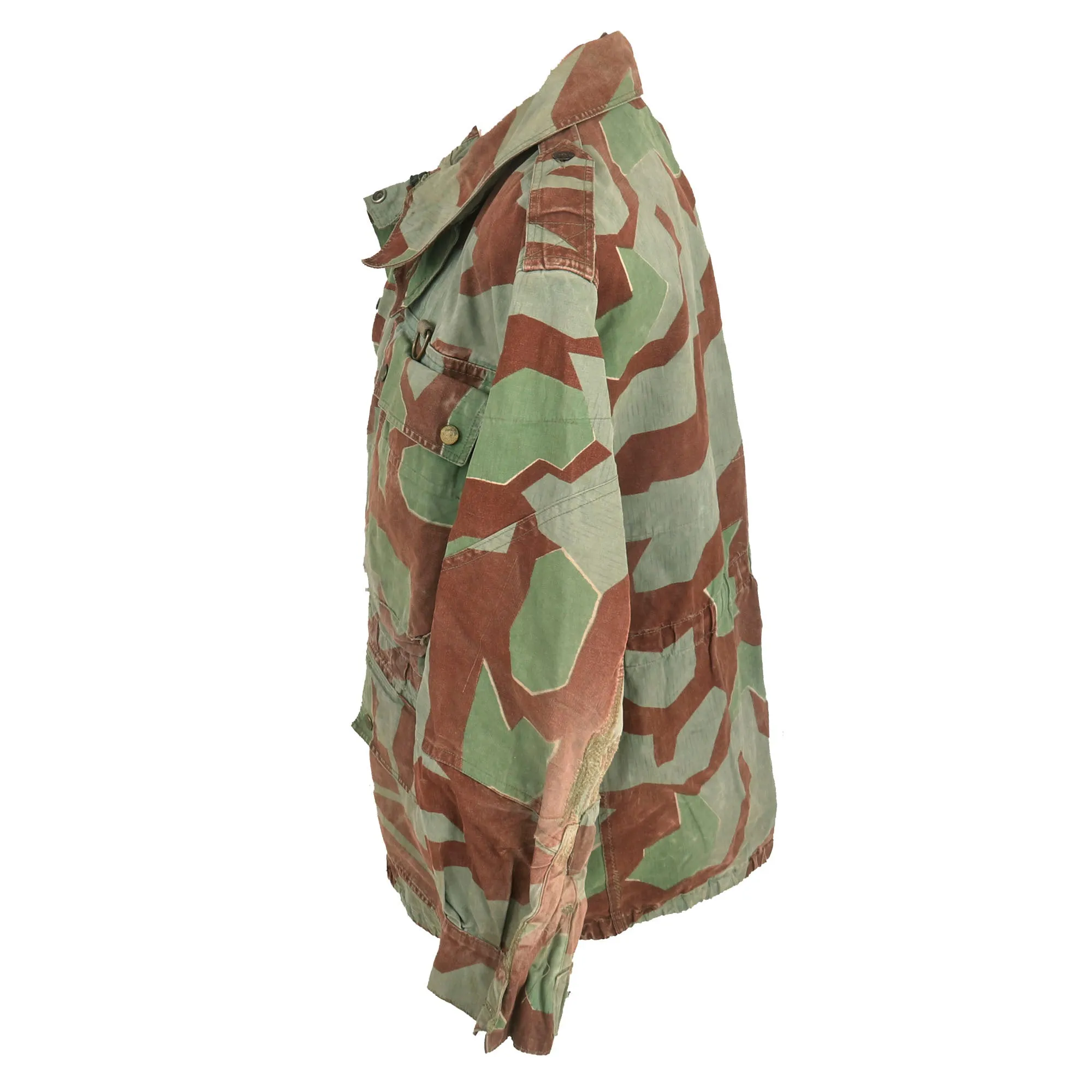 Original German Early Cold War Era West German Circa 1956 Bundeswehr Splinter Camouflage Pattern Field Uniform Set