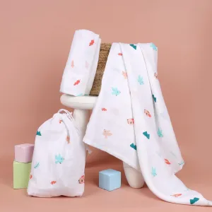 Pink Bunnies Organic Swaddle - 2 pack