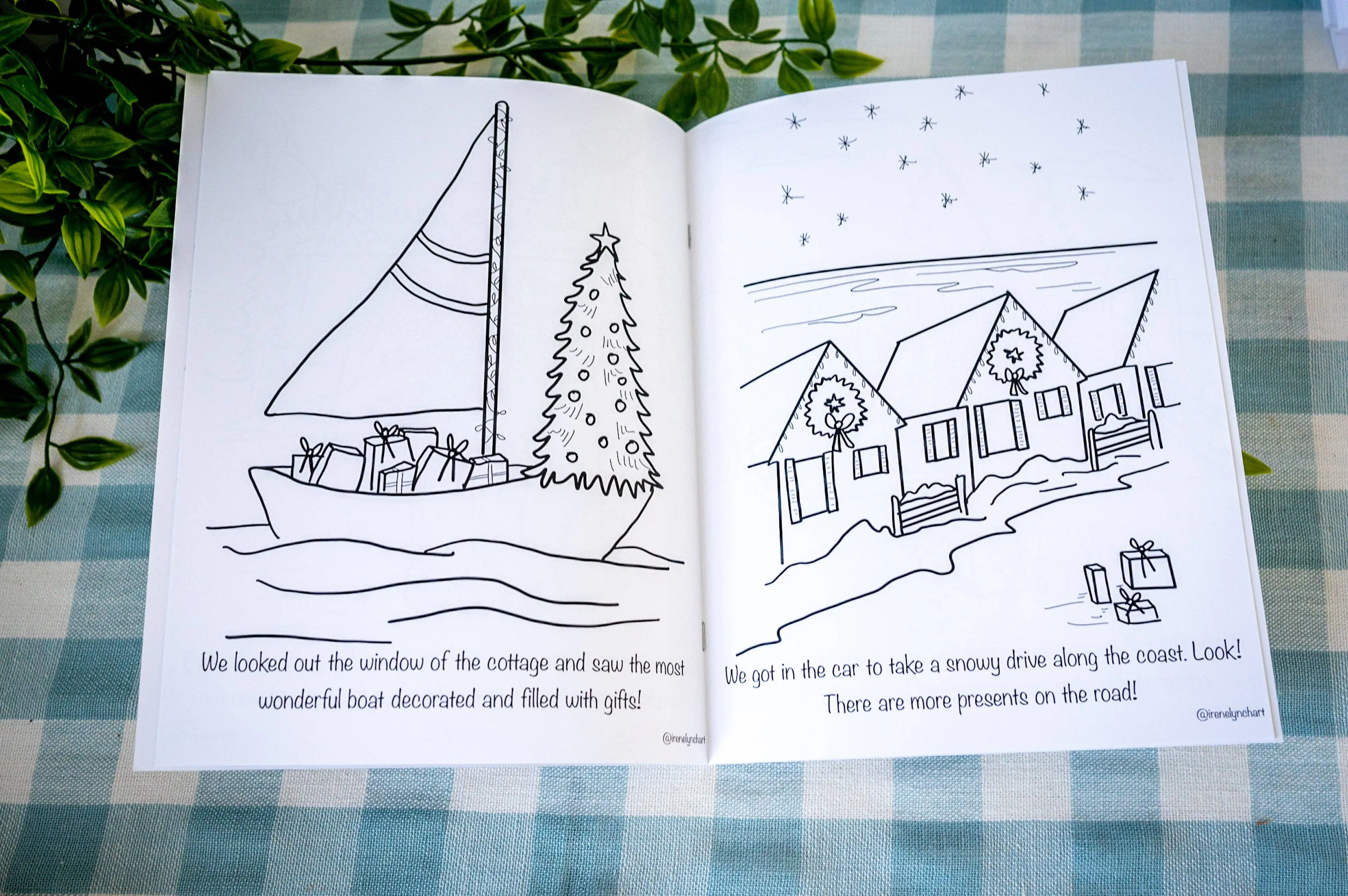 "Christmas on Cape Cod in Color" A Coloring Book For All Ages