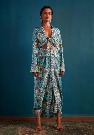 SHIRT WITH DHOTI