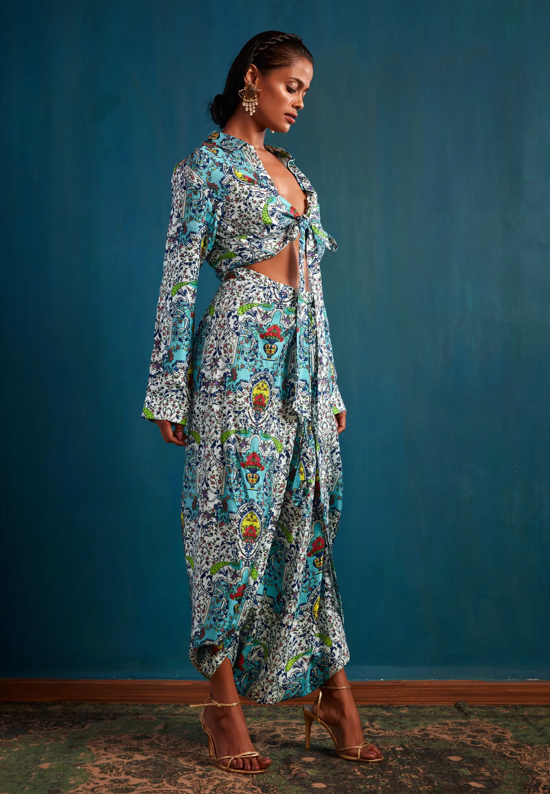 SHIRT WITH DHOTI