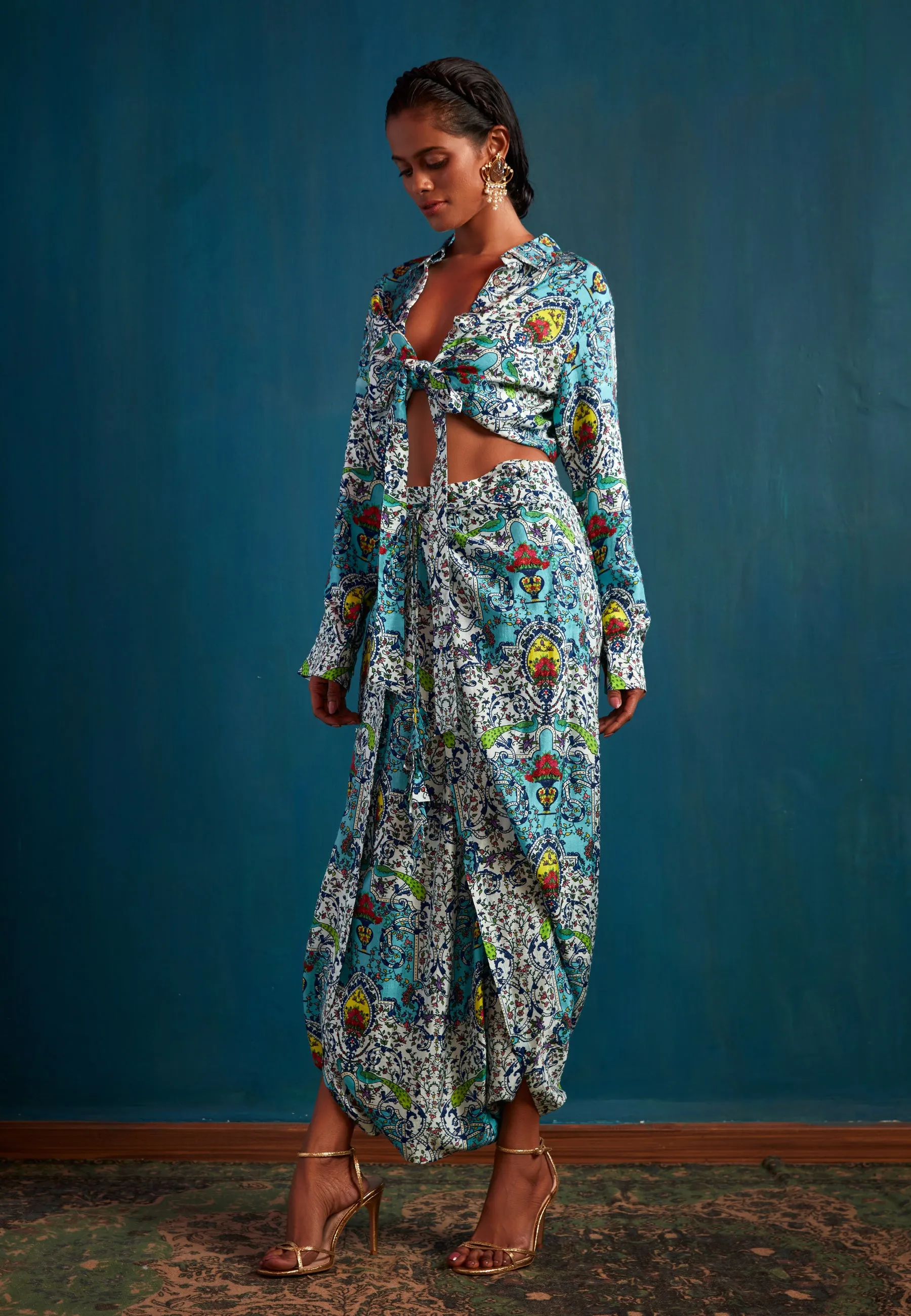 SHIRT WITH DHOTI