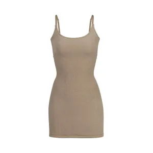 TERRY SLIP DRESS | DESERT