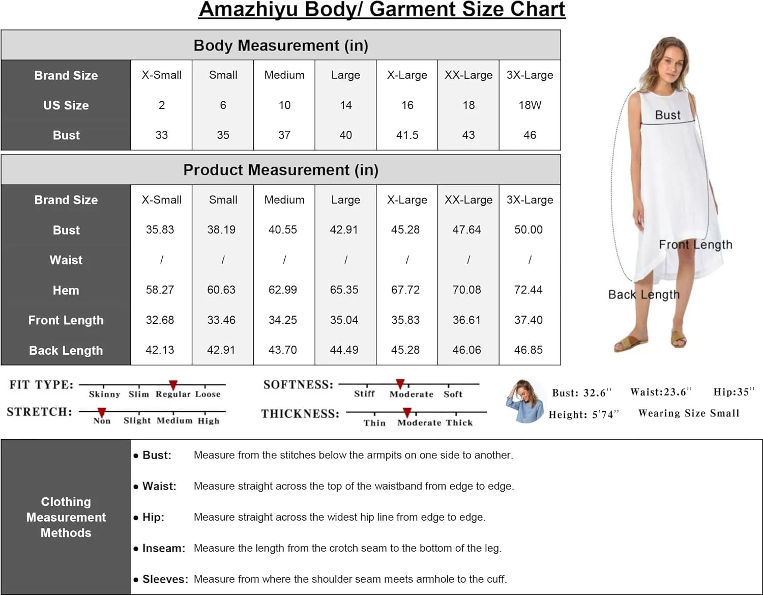 Womens 100% Linen High Low Midi Dress