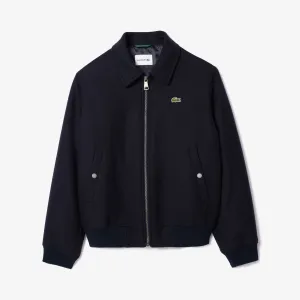 Zipped Padded Wool Aviator Jacket - BH2888